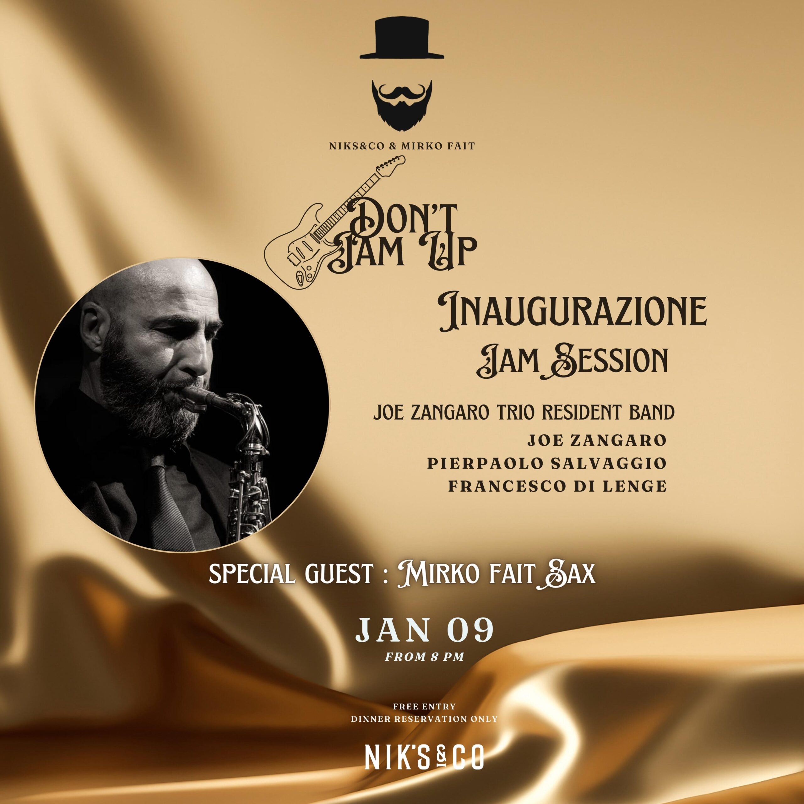 Read more about the article Don’t Jam up: Inaugurazione Jam Session